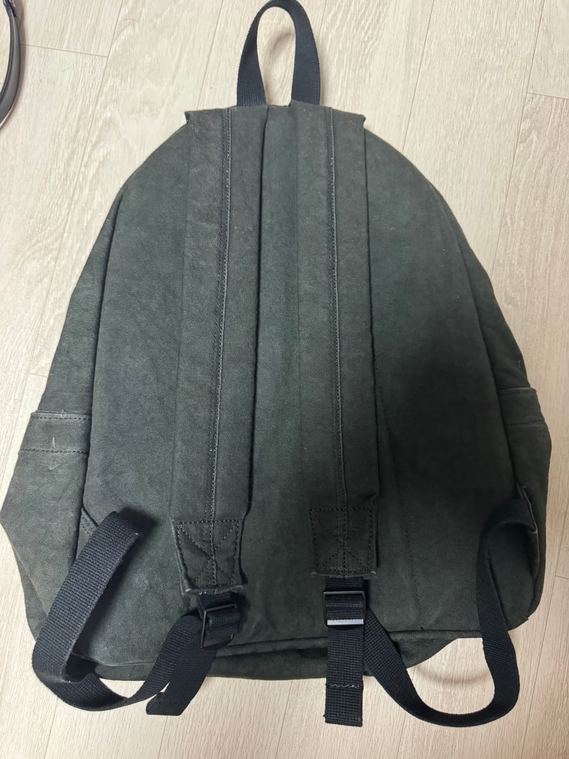 스투시 캔버스 백팩 워시드 블랙 상품이미지3