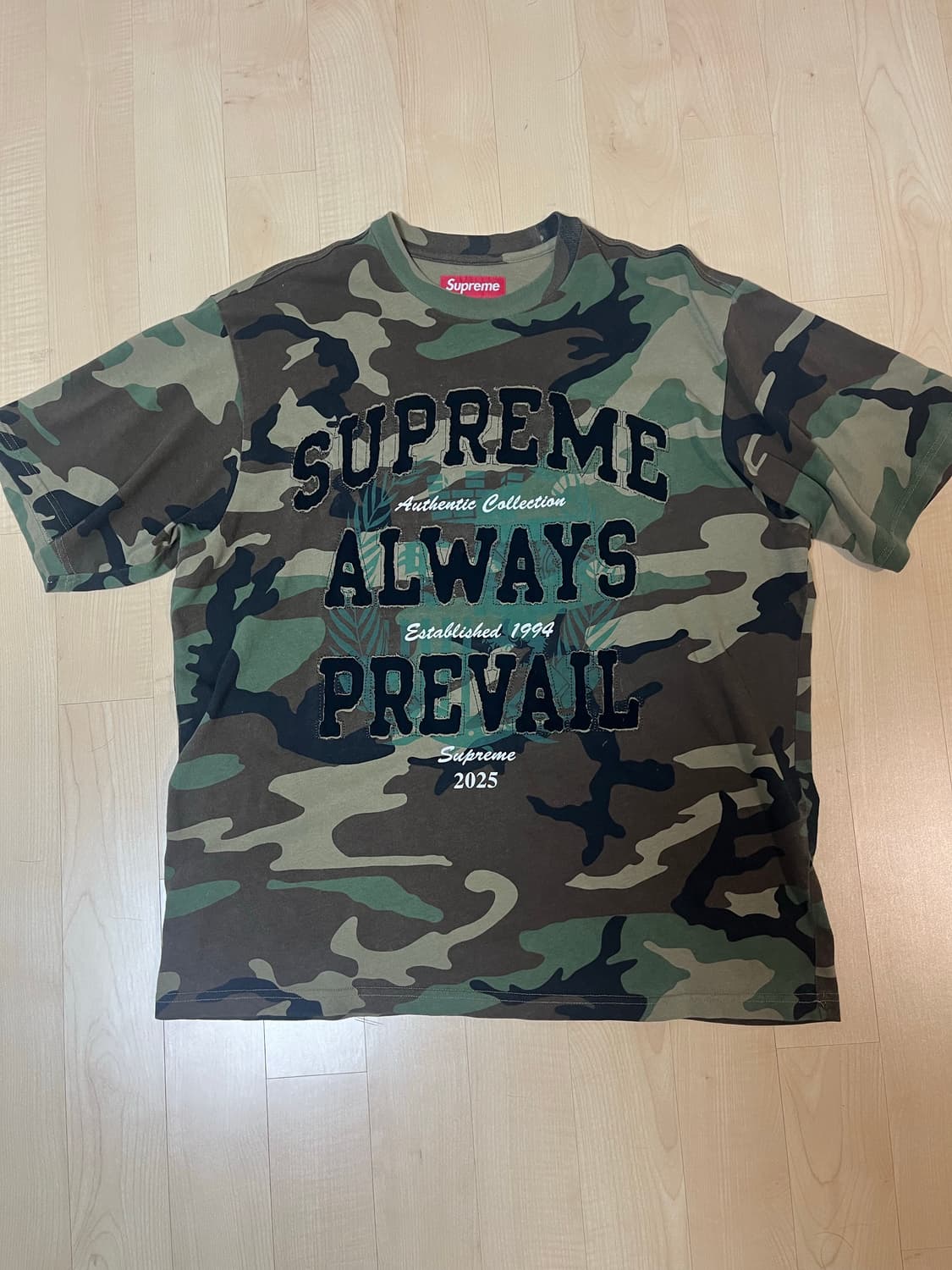 슈프림 올웨이즈 프리베일 숏슬리브 탑 우드랜드 카모- 25FW 상품이미지1