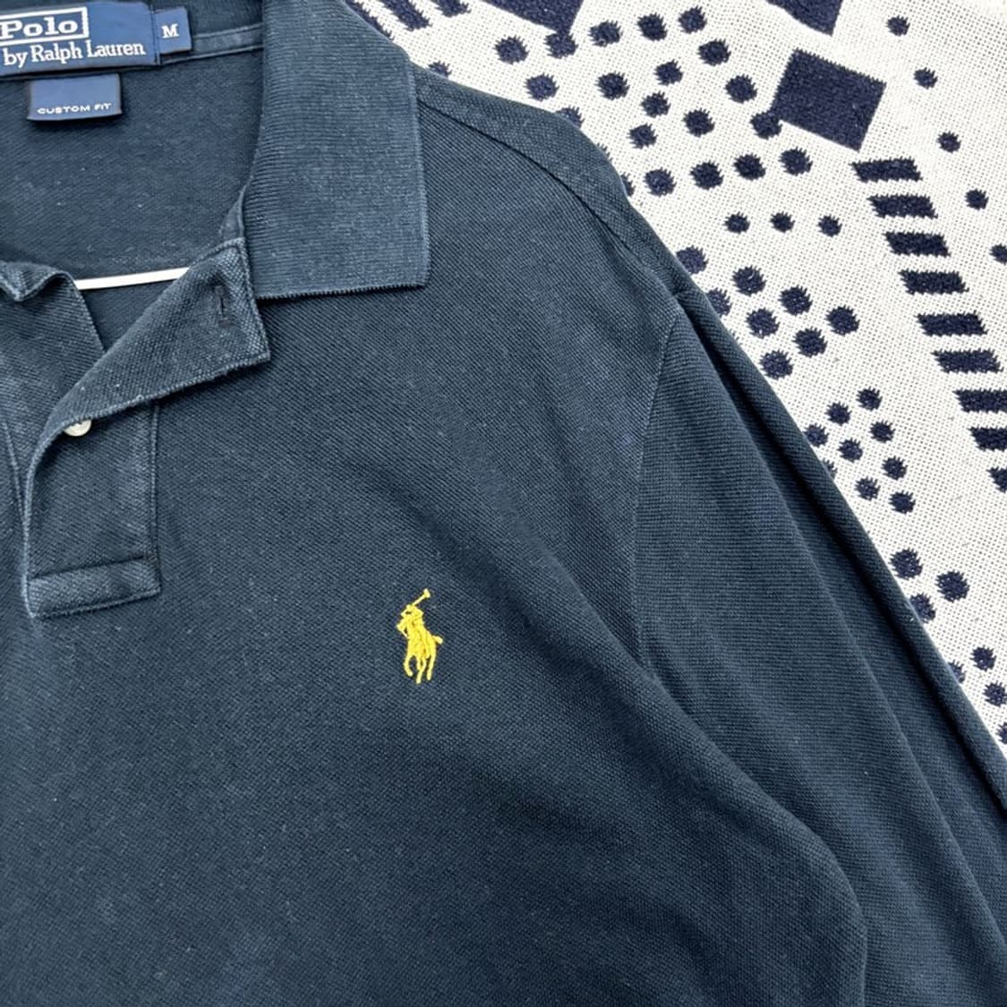 폴로 랄프로렌 커스텀핏 네이비 긴팔카라티 M P00015 상품이미지2