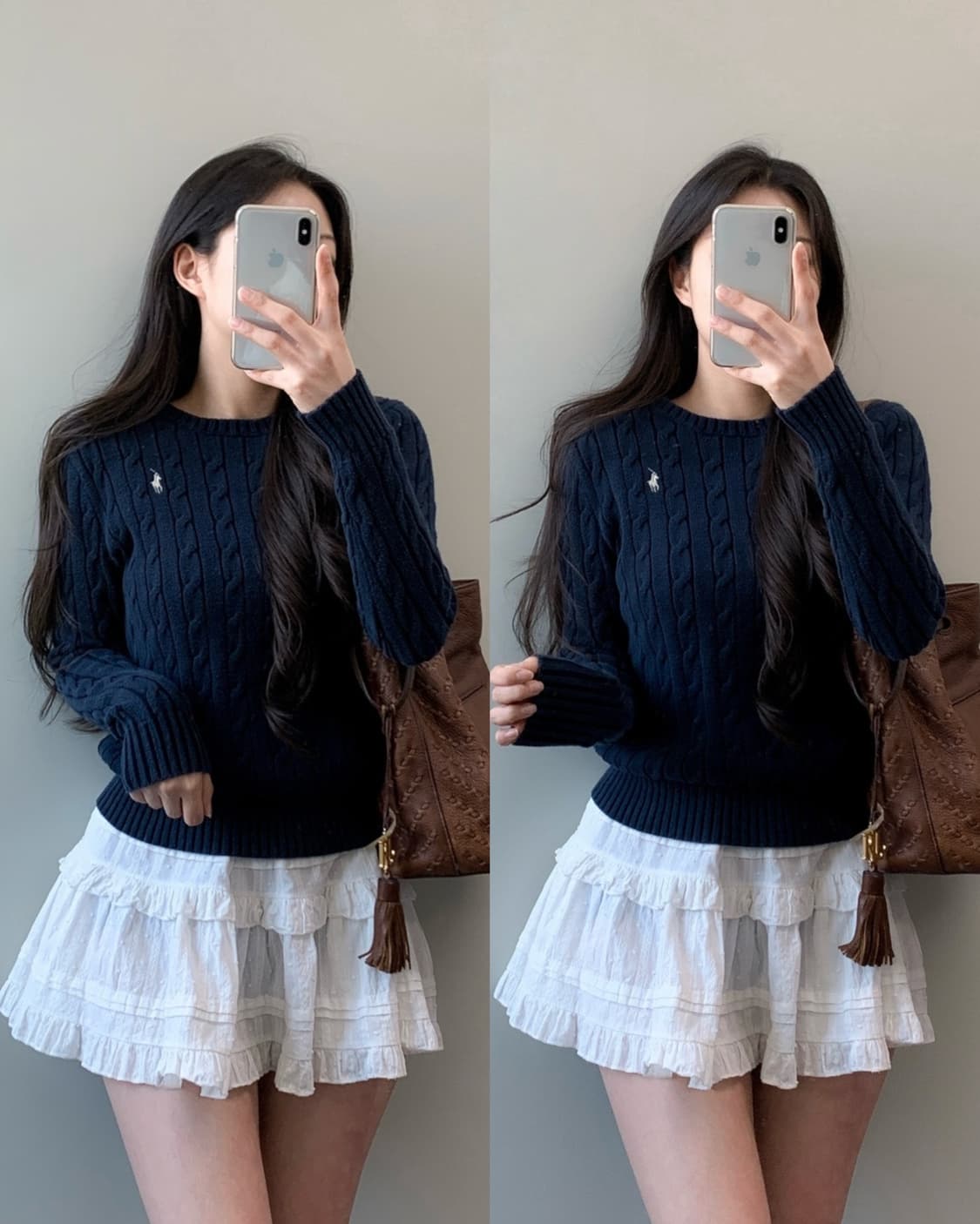 폴로 코튼 케이블 니트 상품이미지1