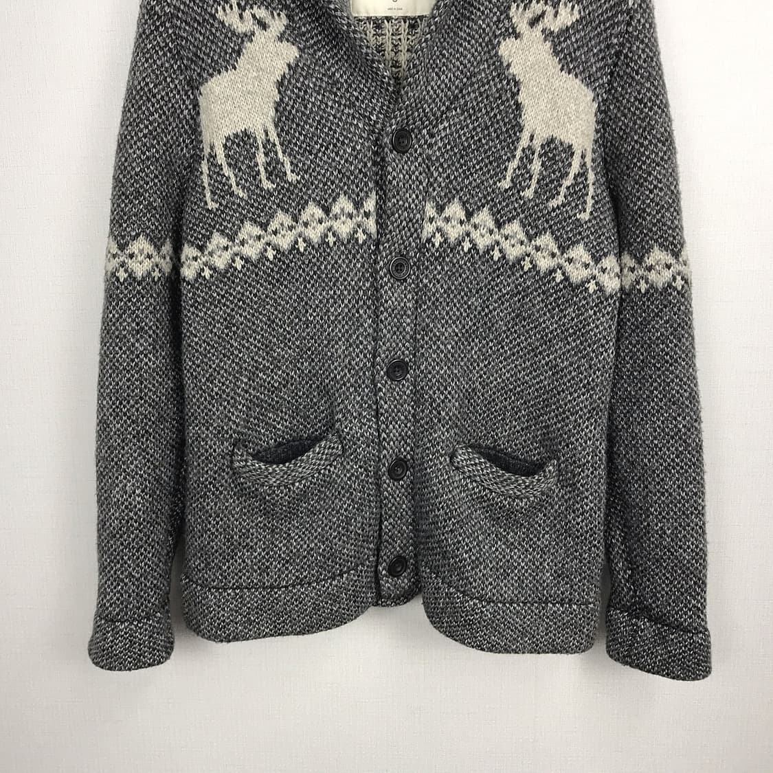 아베크롬비 숄카라 니트 남성S 상품이미지3