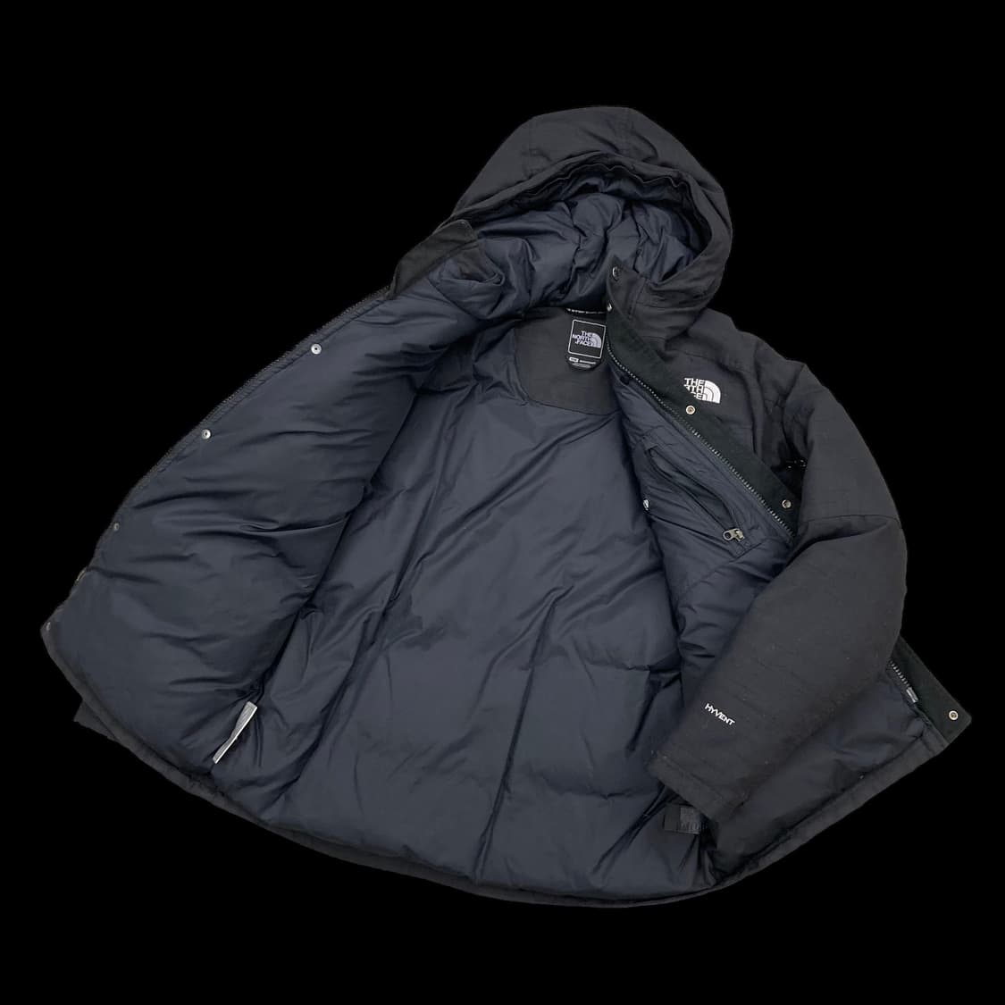 노스페이스 미주판 멀티포켓 하이벤트 블랙 패딩 상품이미지2