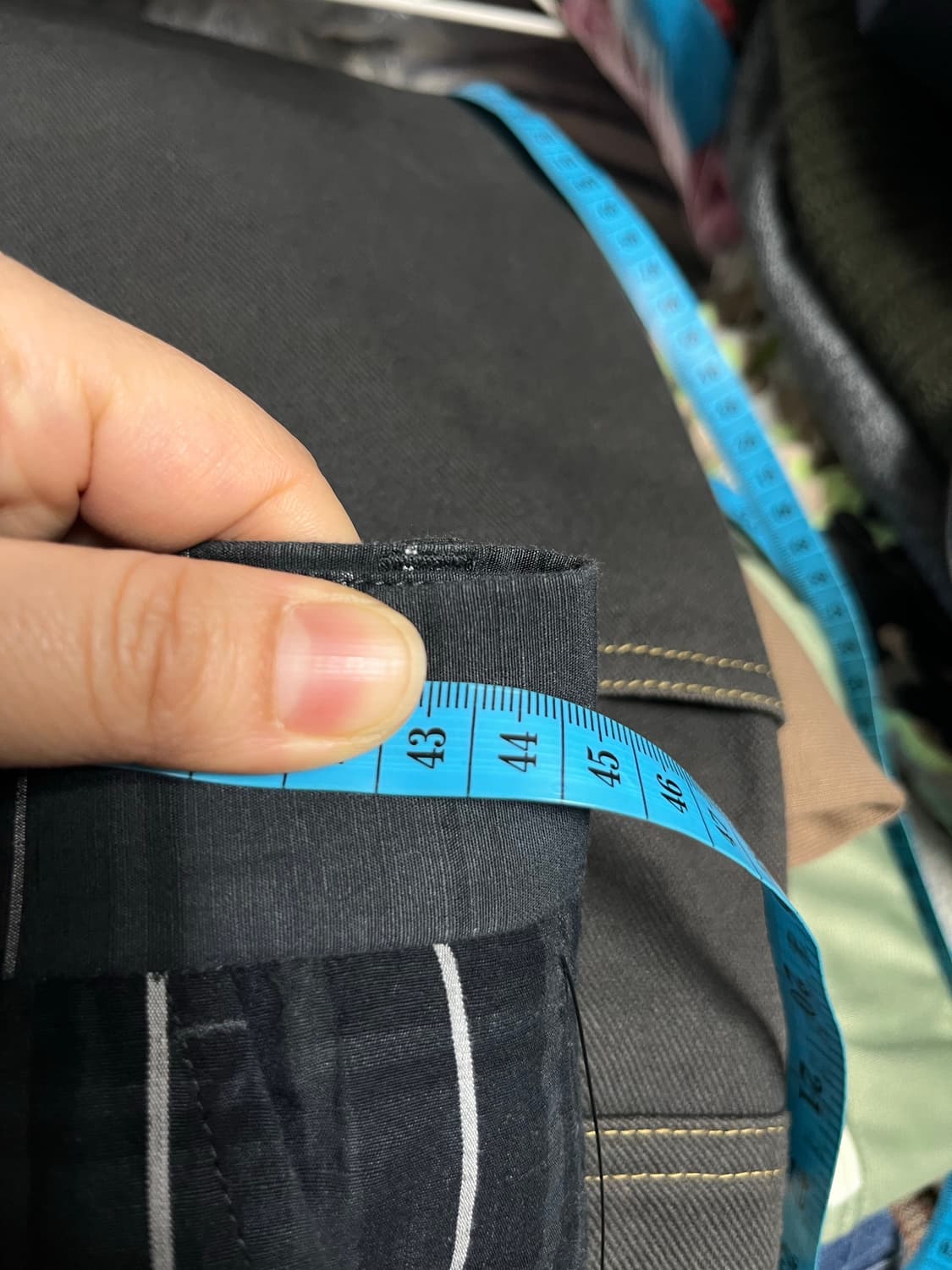 쥬시 꾸뛰르 체크무늬 바지 팬츠 33 상품이미지4