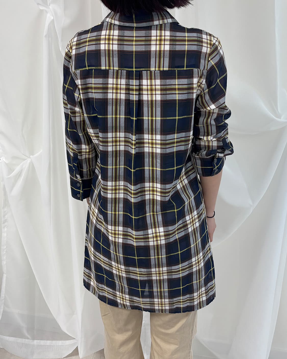 seize neck frill strap unique shirt 상품이미지9