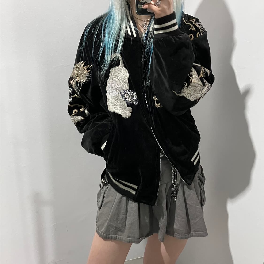 재패니즈 벨루어 스카쟌 상품이미지1