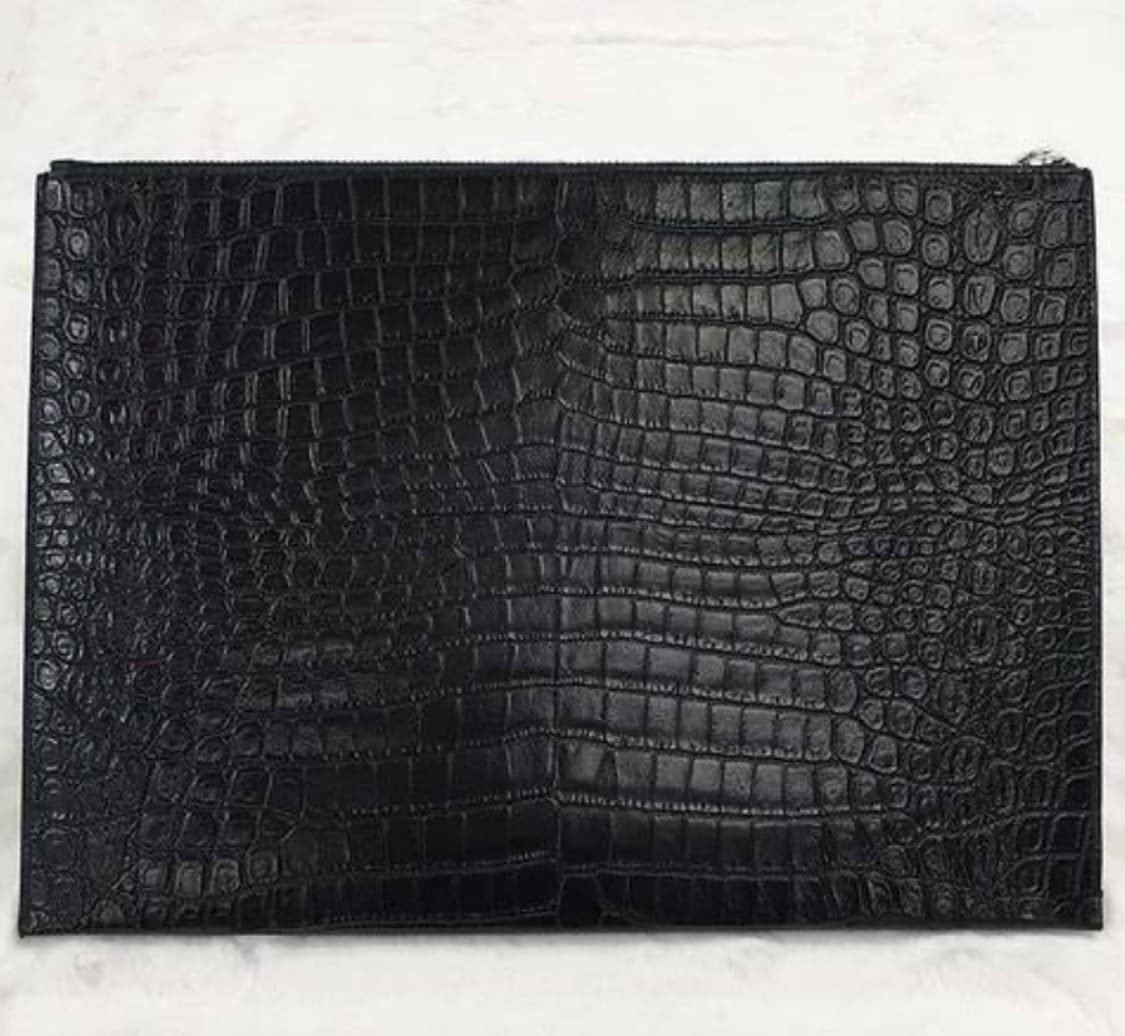 [정품] 생로랑 비즈니스 레더 파이톤 클러치 상품이미지2