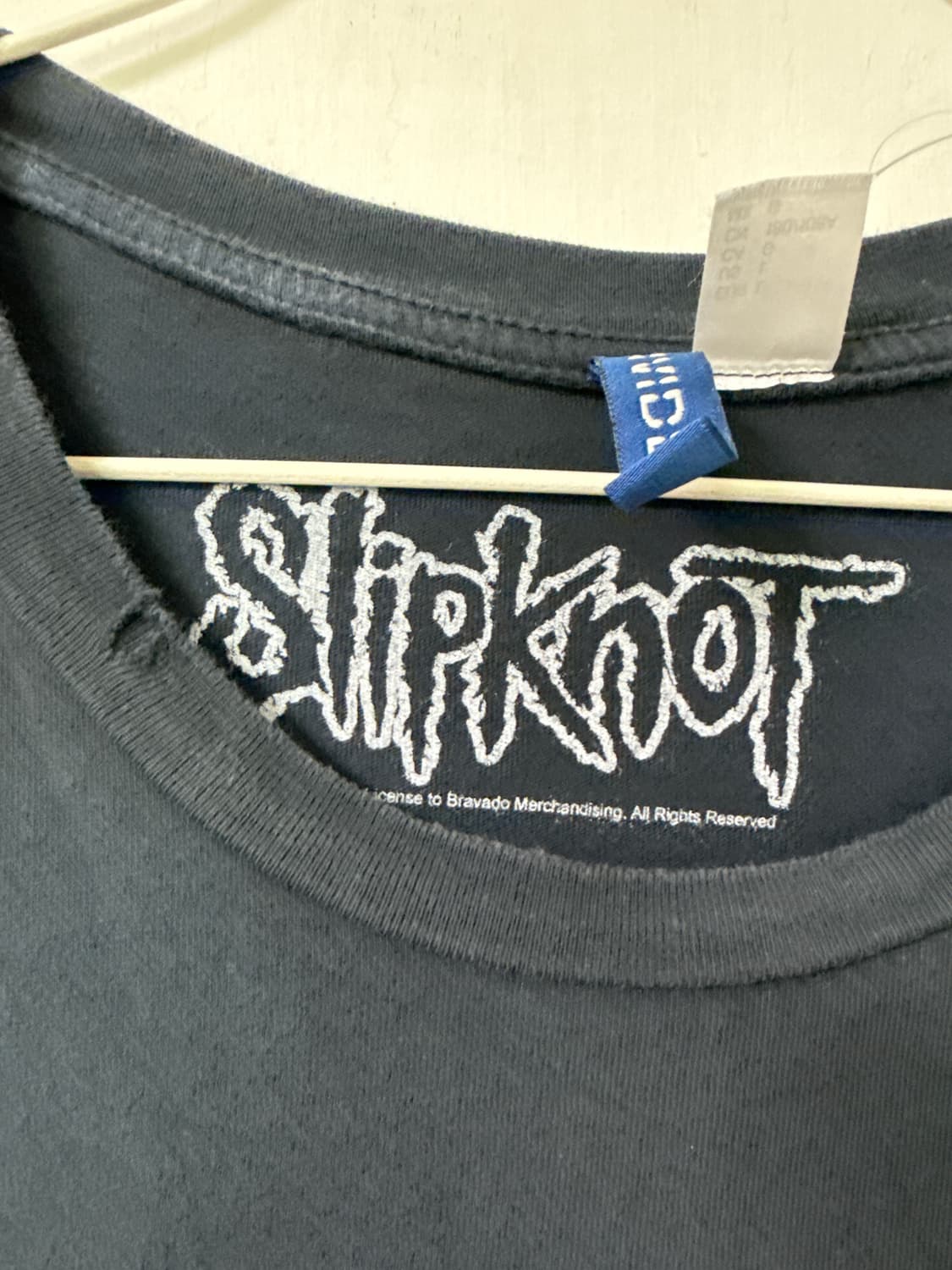 H&M x DIVIDED Slipknot 로고 반팔티 상품이미지5