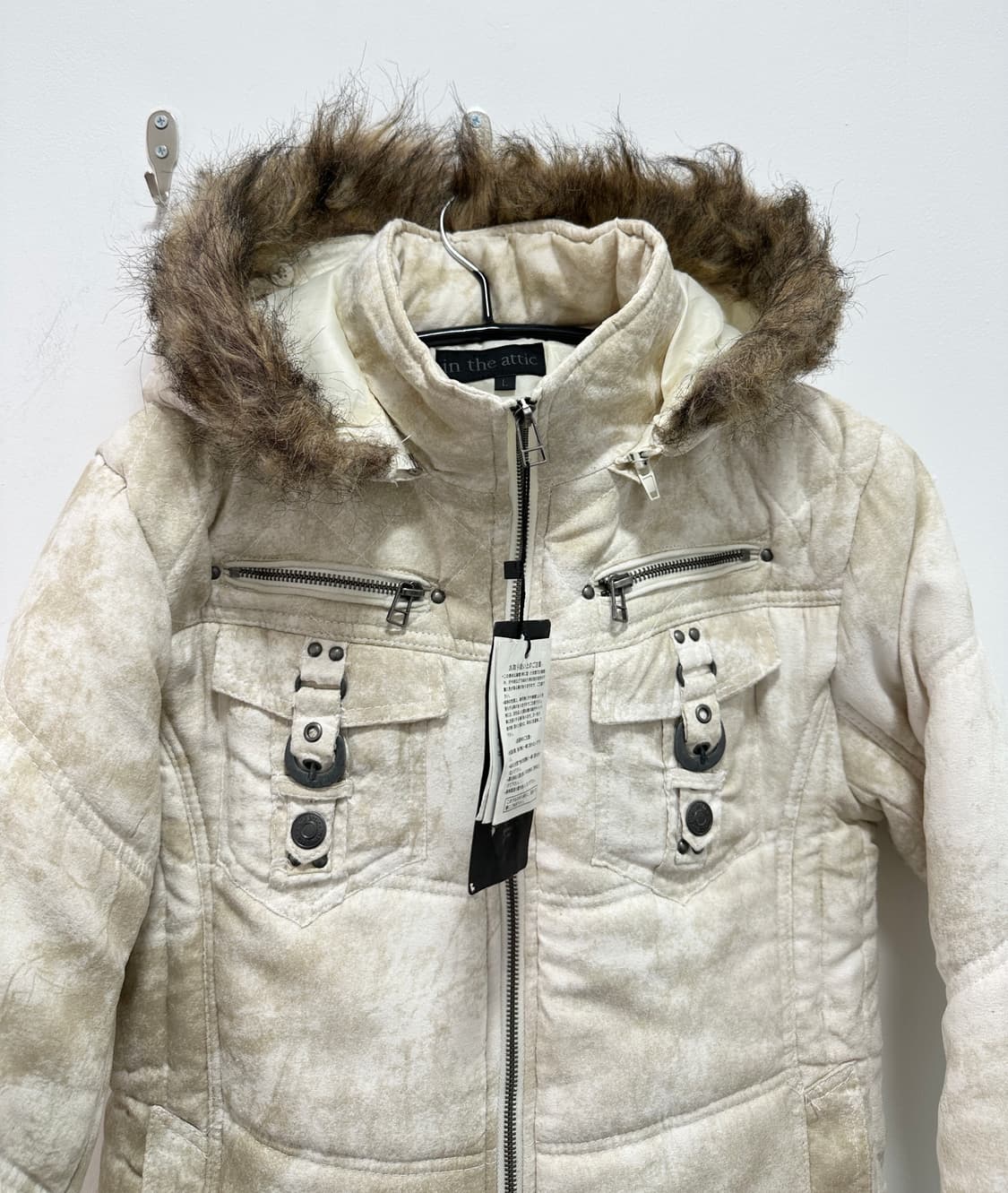 In The Attic washed sandy padded jacket 상품이미지8