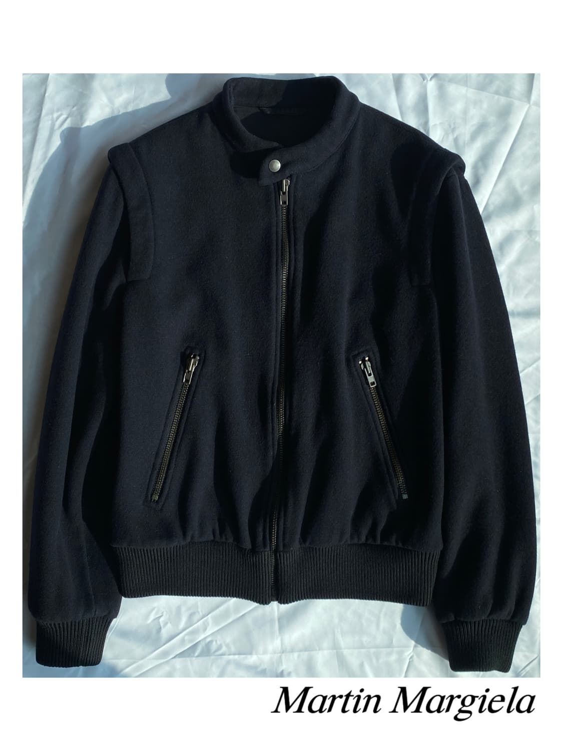 (Hold)마틴 마르지엘라 08fw 아카이브 헤비 울 5zip 봄버 자켓 상품이미지2