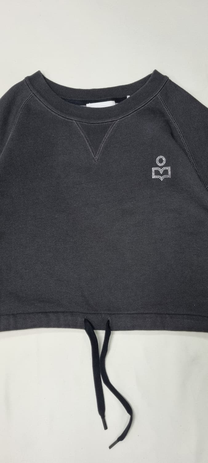 이자벨마랑 마고 숏 로고 스트링 크롭탑 34size _ 여성 상품이미지2