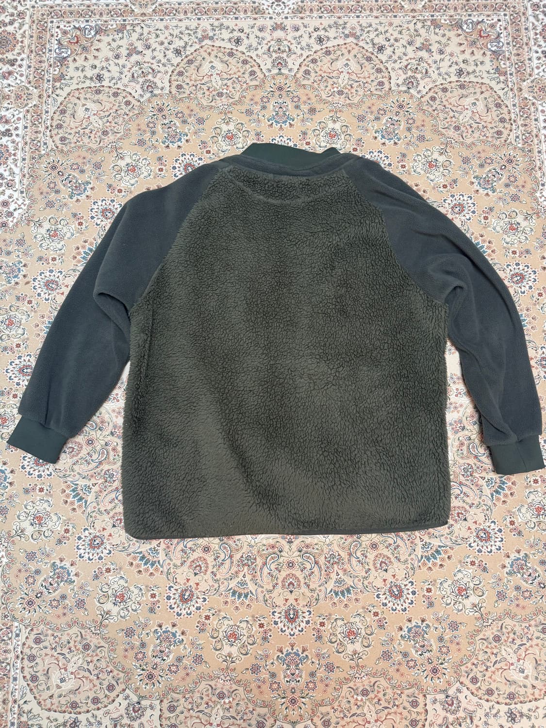 유니클로 화이트마운티니어링 후리스 XL 올리브 상품이미지3