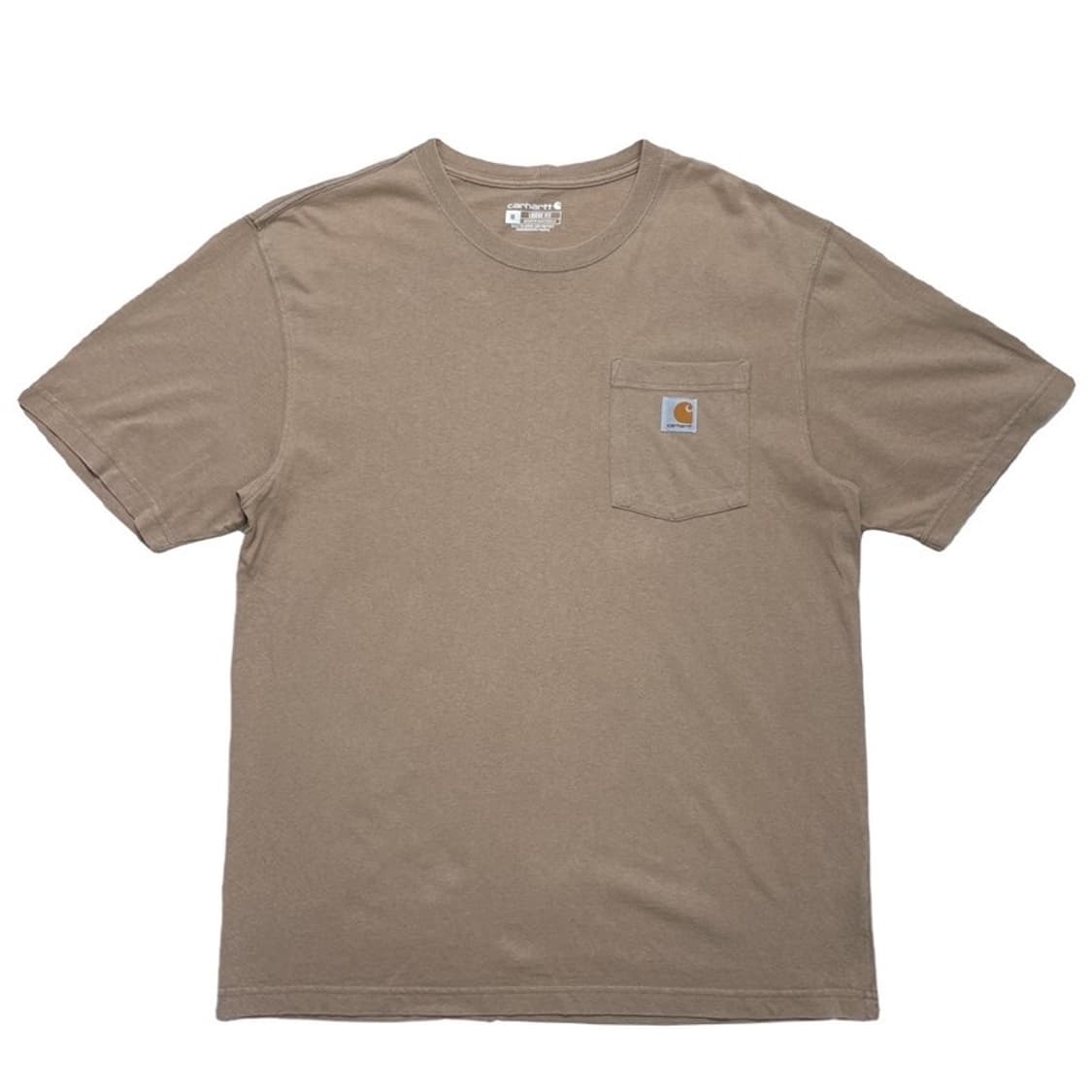 CARHARTT 루즈핏 포켓 반팔티 베이지 M 상품이미지1