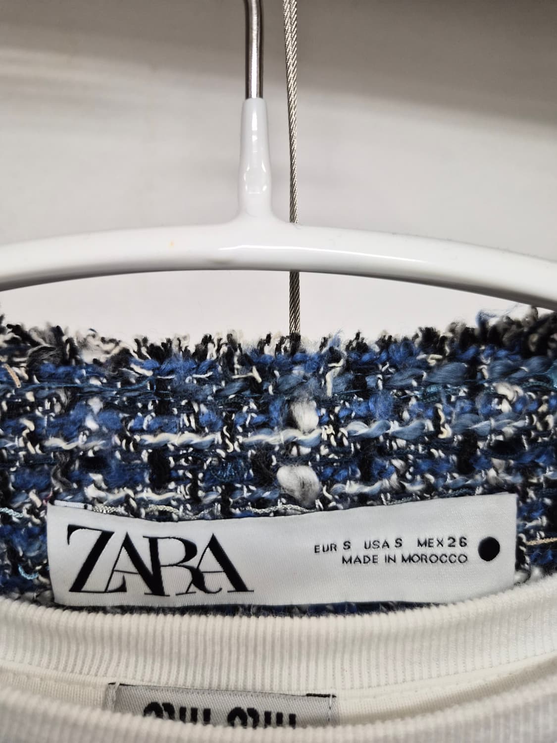 자라 아방 트위드 점퍼 상품이미지4