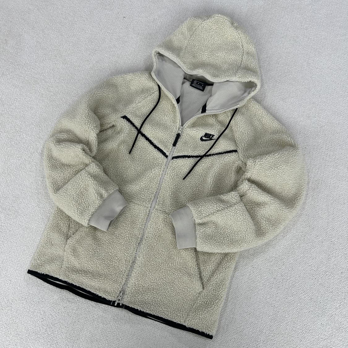 나이키 뽀글이 후리스 아이보리 m 상품이미지1