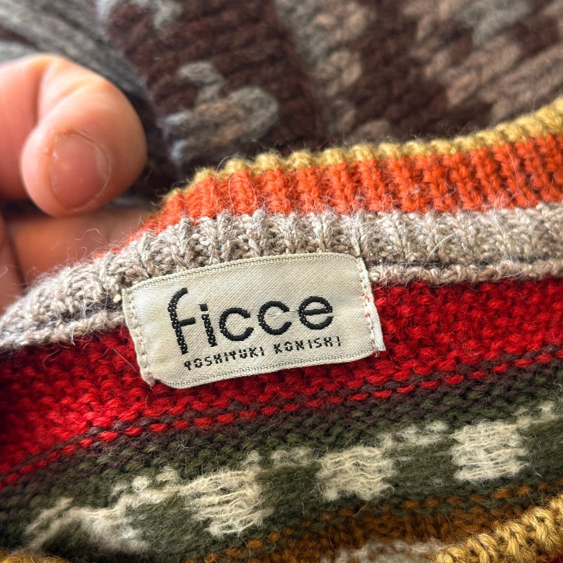 FICCEE BY 코니시 요시유키  니트  상품이미지5