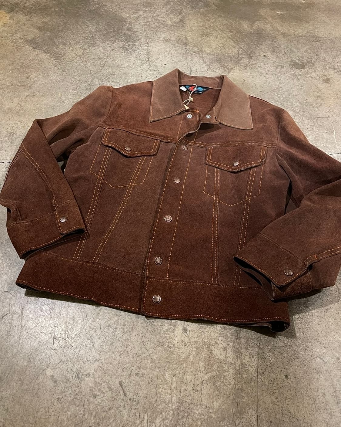 70‘s Trailmaster 스웨이드 레더 자켓 (B5128) 상품이미지4