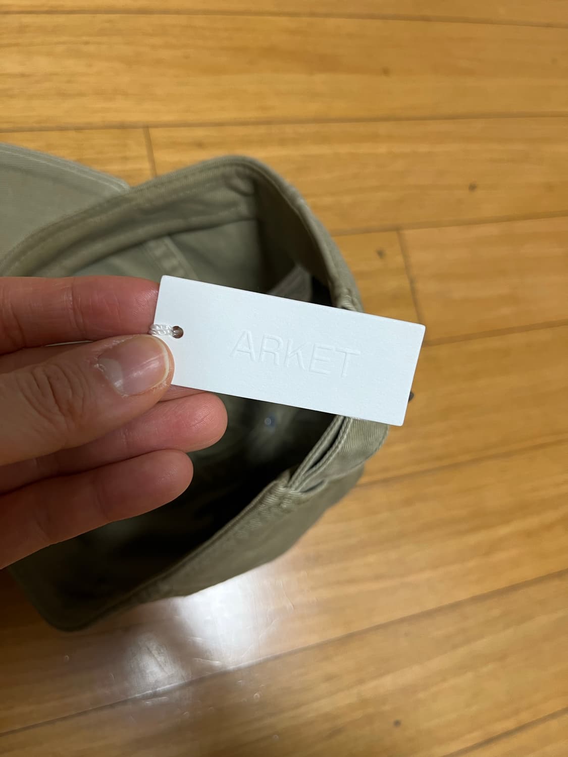 아르켓 볼캡 다크 베이지(택 有) 상품이미지4