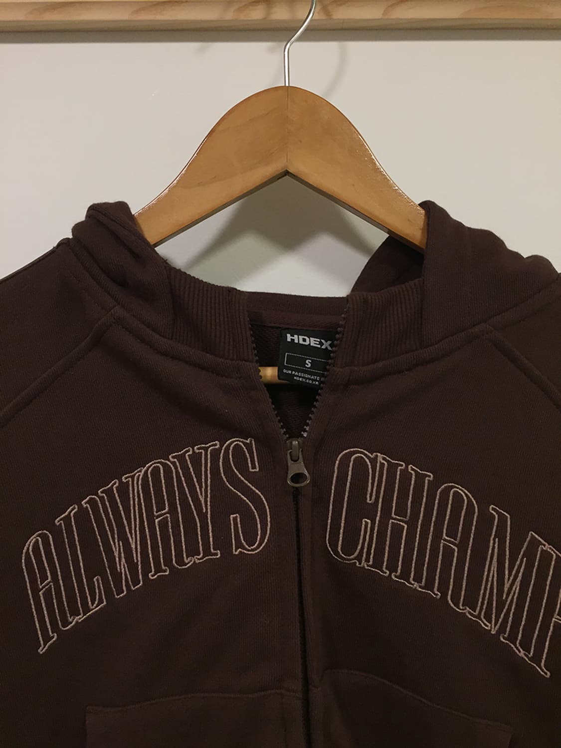 여성 하덱스 크롭 후드집업 100 상품이미지4