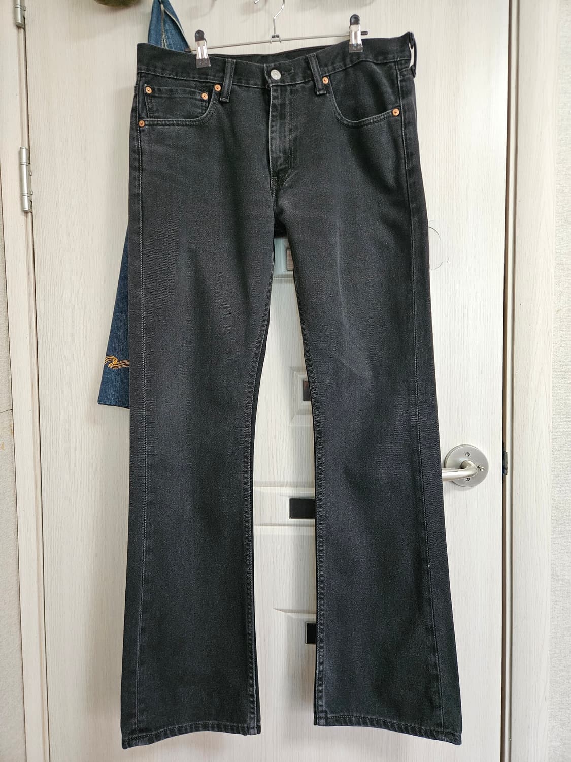 Levis 527 34x32 리바이스 부츠컷 블랙진 상품이미지1