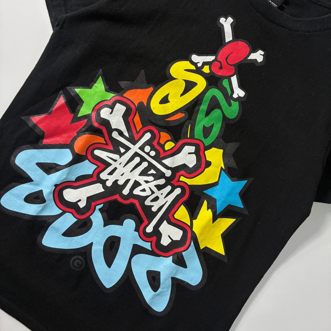 Stussy  스투시 00,s 본 멀티 그래픽 반팔티셔츠  상품이미지3