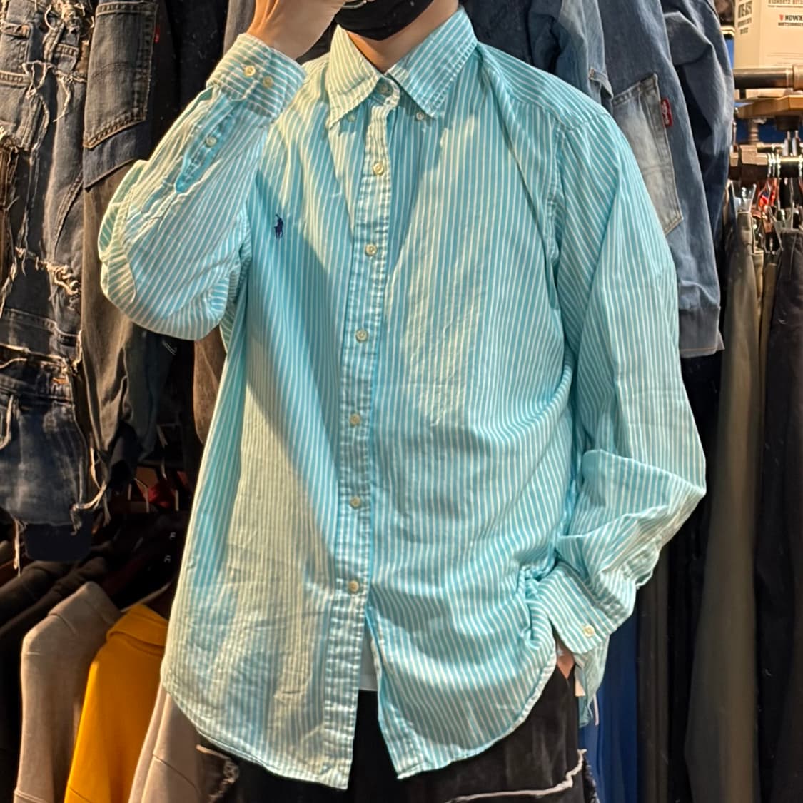 [No.9]Polo 폴로 스트라이프 긴팔셔츠 상품이미지2