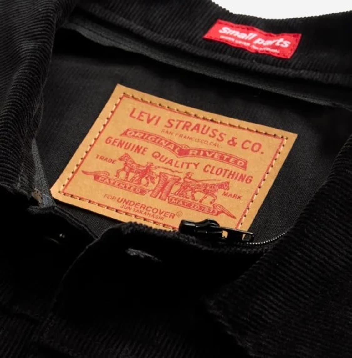 리바이스 x 언더커버 피나클 타입2 트러커 자켓 블랙 상품이미지6