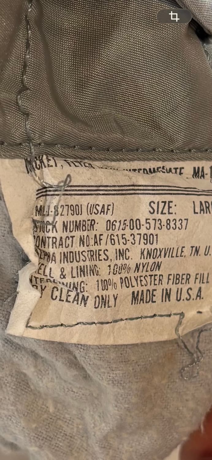 80’s alpha industries ma-1 flight jacket 상품이미지5