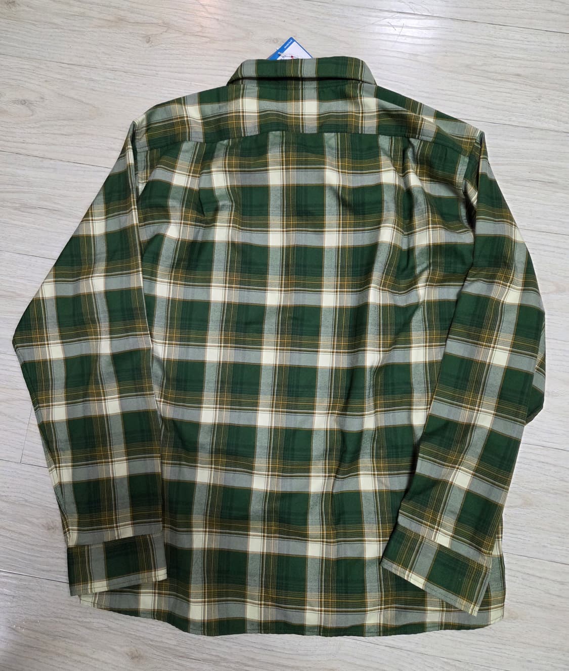 몽벨 남성 체크 셔츠 FOREST GREEN 105 상품이미지2