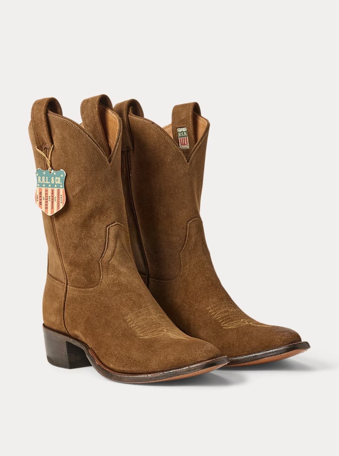 더블알엘 rrl 플레인뷰 러프아웃 스웨이드 부츠 10D 상품이미지1