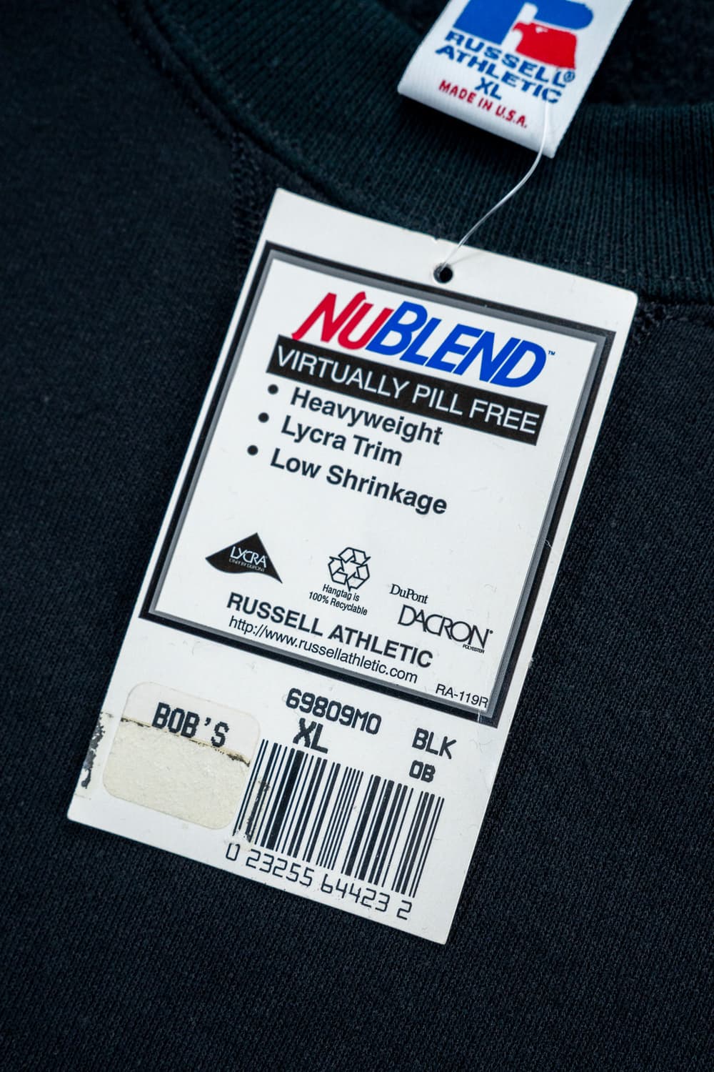 (XL) 데드스탁 러셀 애슬레틱 플레인 스웻셔츠 상품이미지3