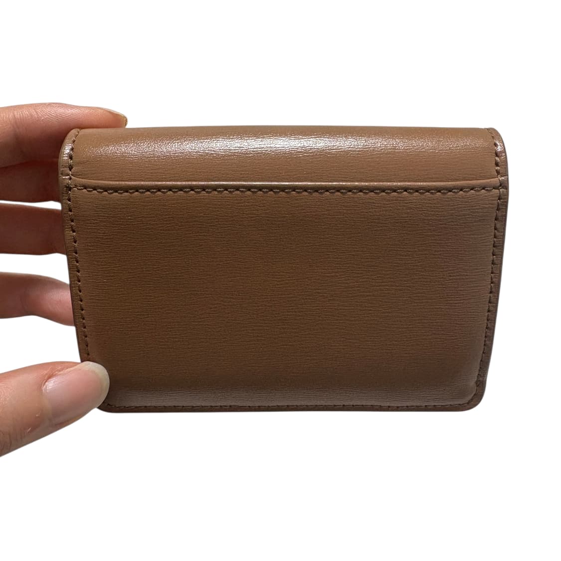 [정품] CELINE 셀린느 트리오페 카프스킨 카드지갑 (Brown/Go 상품이미지2