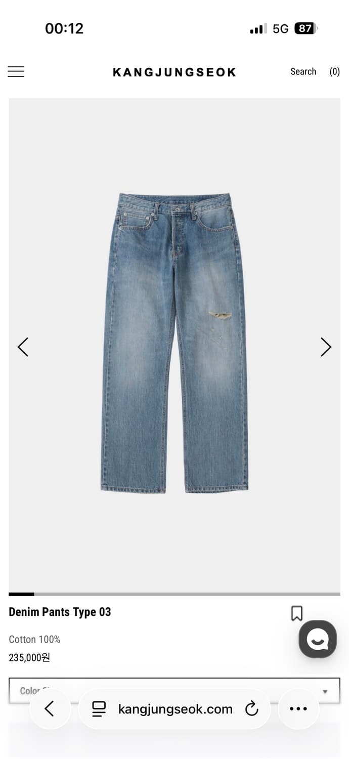 강정석 데님 type03 30 상품이미지1