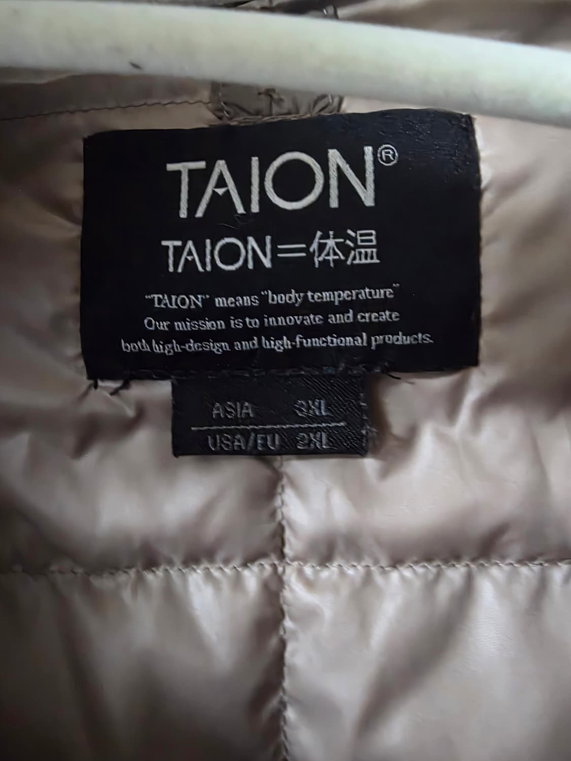 타이온 경량패딩조끼 3xl 110 입으시는분 상품이미지3