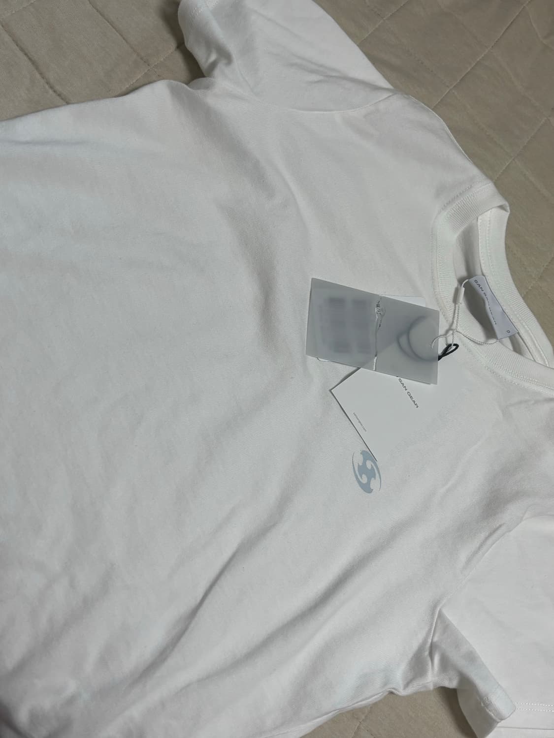 SS 26SAN SAN GEAR Logo T-Shirt - White 상품이미지1