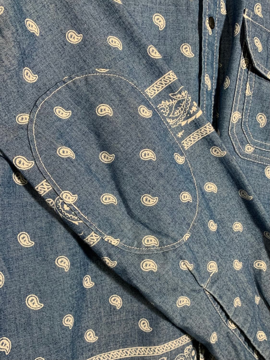 노스페이스 퍼플라벨 페이즐리 셔츠 상품이미지3