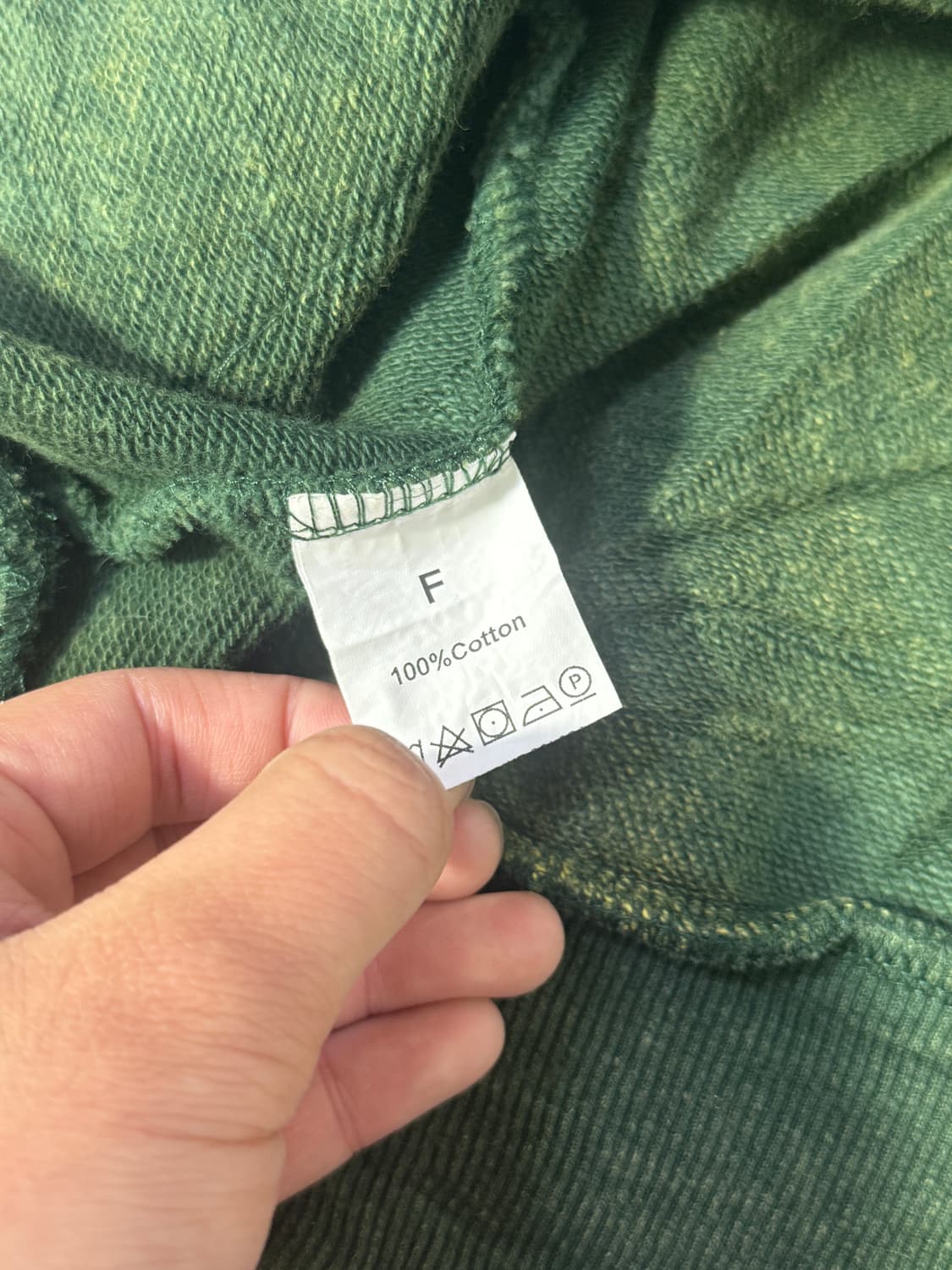 빈티지 페이드 그린 데미지 후드 베스트 y2k lgb goa 모터사이클 상품이미지6