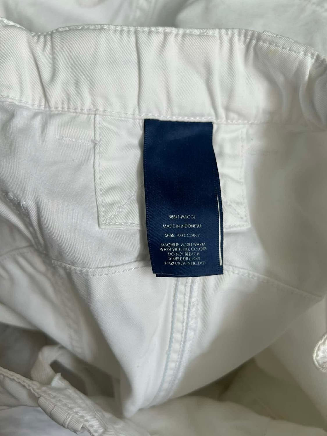 [XL] 폴로 랄프로렌 화이트 코튼 쇼츠 하프 팬츠 반바지 상품이미지5