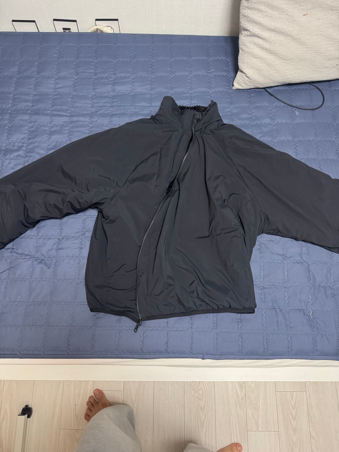 포스트아카이브팩션 파프 paf 리버자켓 블랙 m 팝니다 상품이미지2