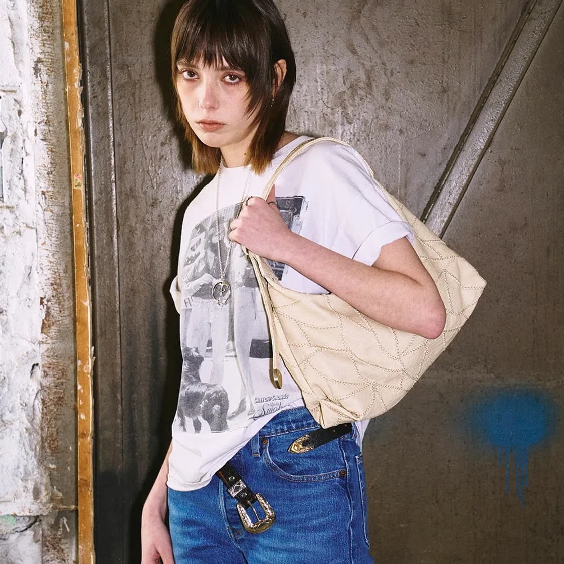 샌드뮤지엄 호보백 미니(Butter Cream) 상품이미지1