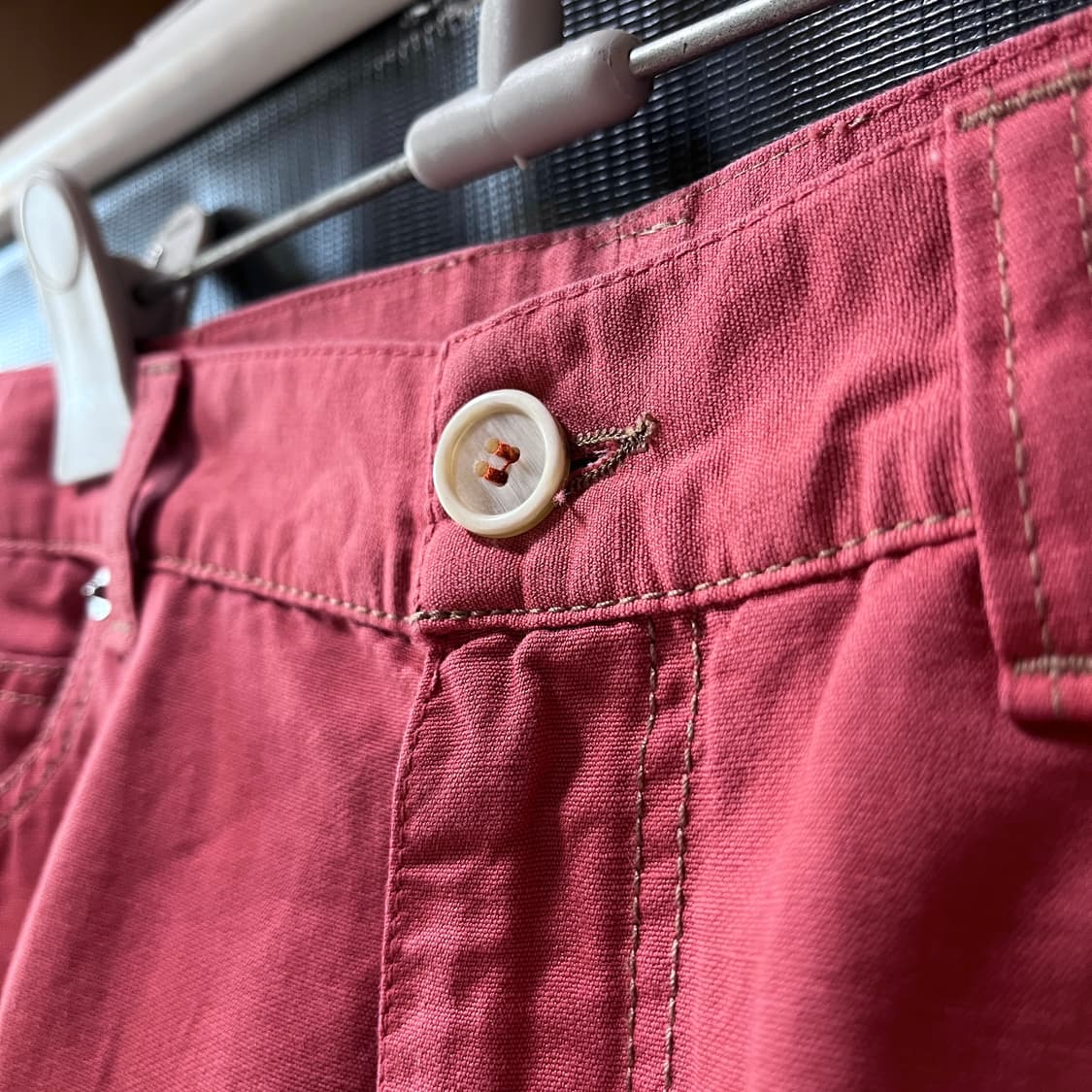 Brunello Cucinelli 코튼 린넨 혼방 팬츠 IT46/ 코랄 상품이미지7