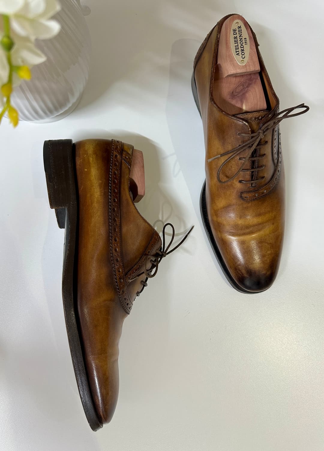 벨루티 알레산드로 레더 브라운 슈즈 270 상품이미지1