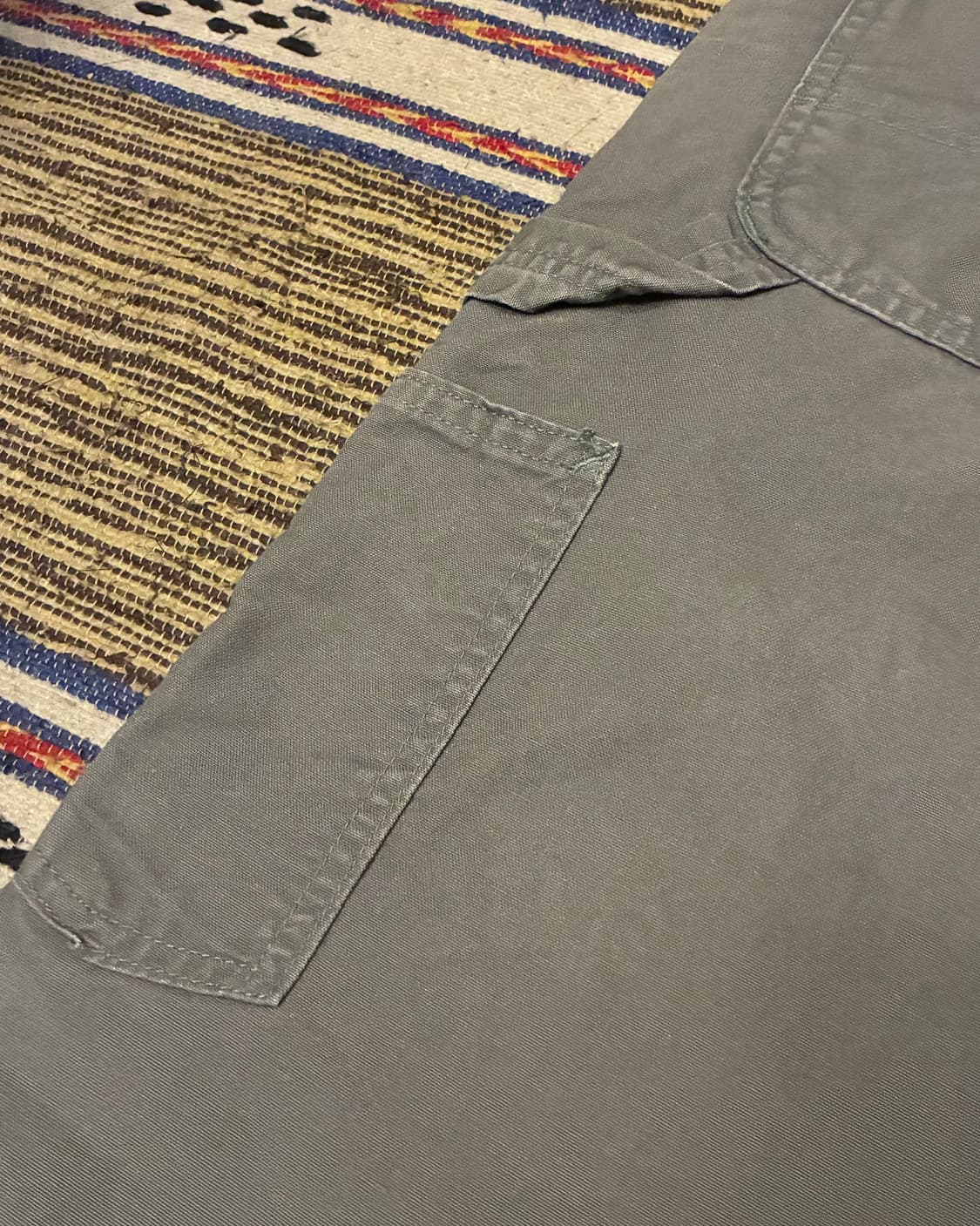 (33~34)칼하트 덩가리 빈티지 싱글니 카펜더 워크팬츠 그레이 상품이미지8