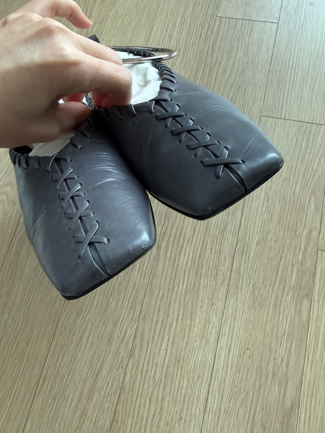 질샌더 휩스티치 링 발레리나 슈즈 36 (230-235) 상품이미지3