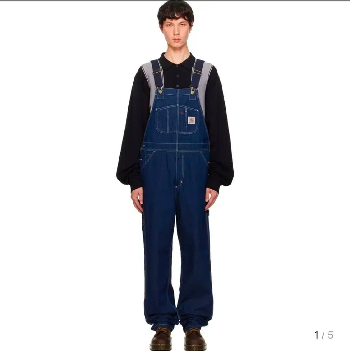 칼하트 데님 카펜더 루즈핏 멜빵 셋업 30 x 30 size 상품이미지2