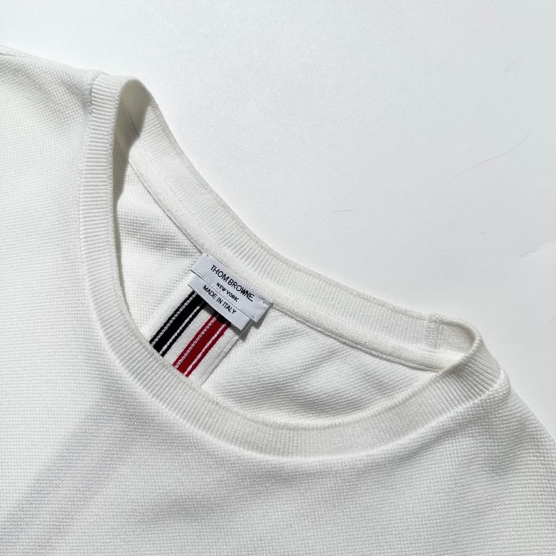 (매장판) 톰브라운 RWB 센터백 반팔 티셔츠 상품이미지4