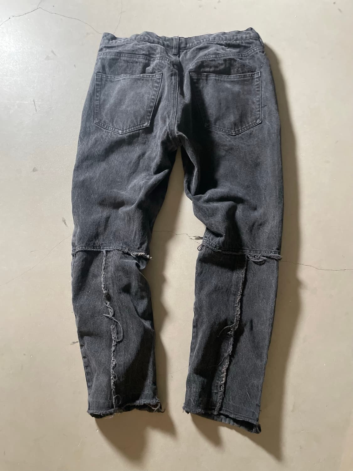 KZ ATELIER Reconstructed Black Denim  상품이미지6