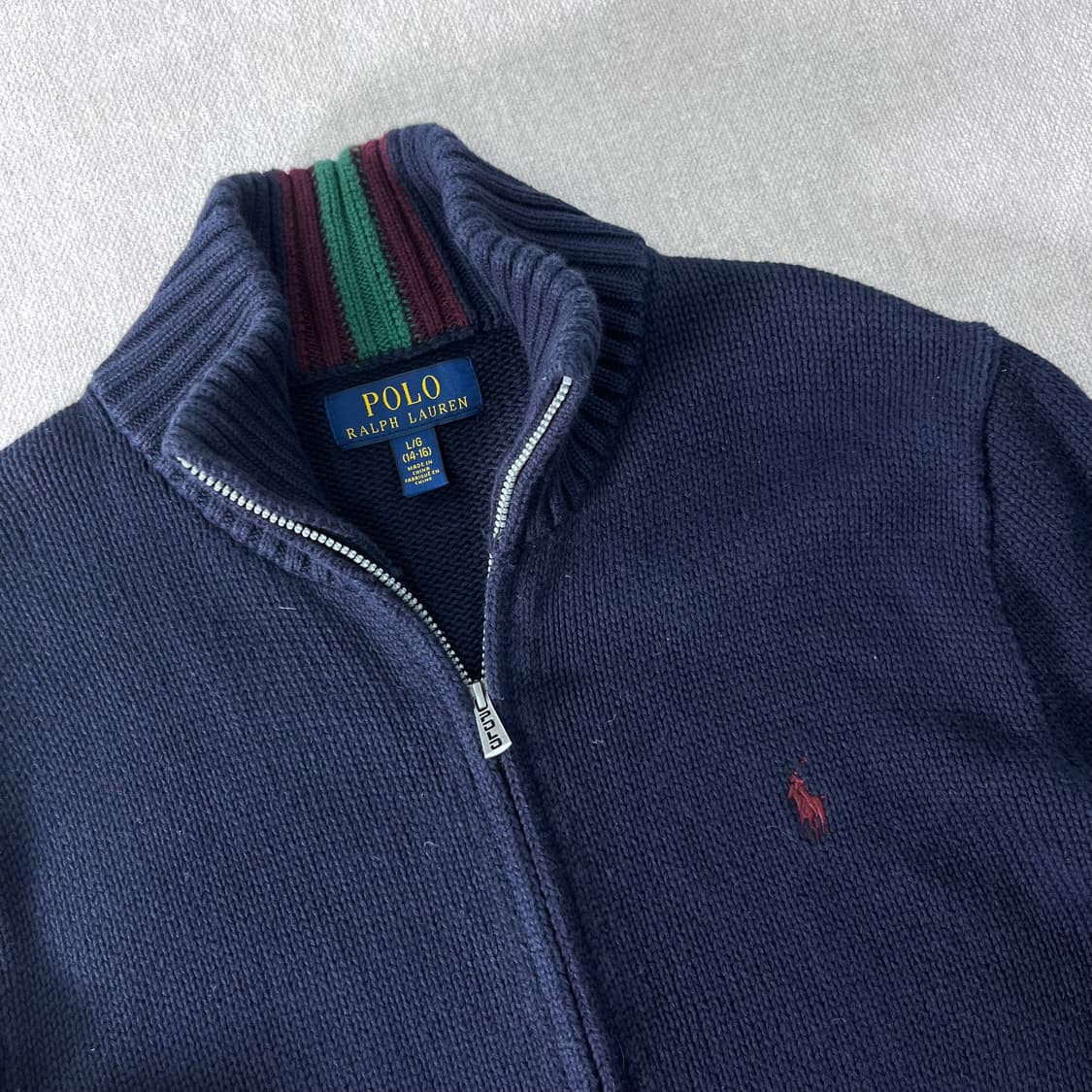 95 폴로 랄프로렌 스몰포니 니트 집업 상품이미지2