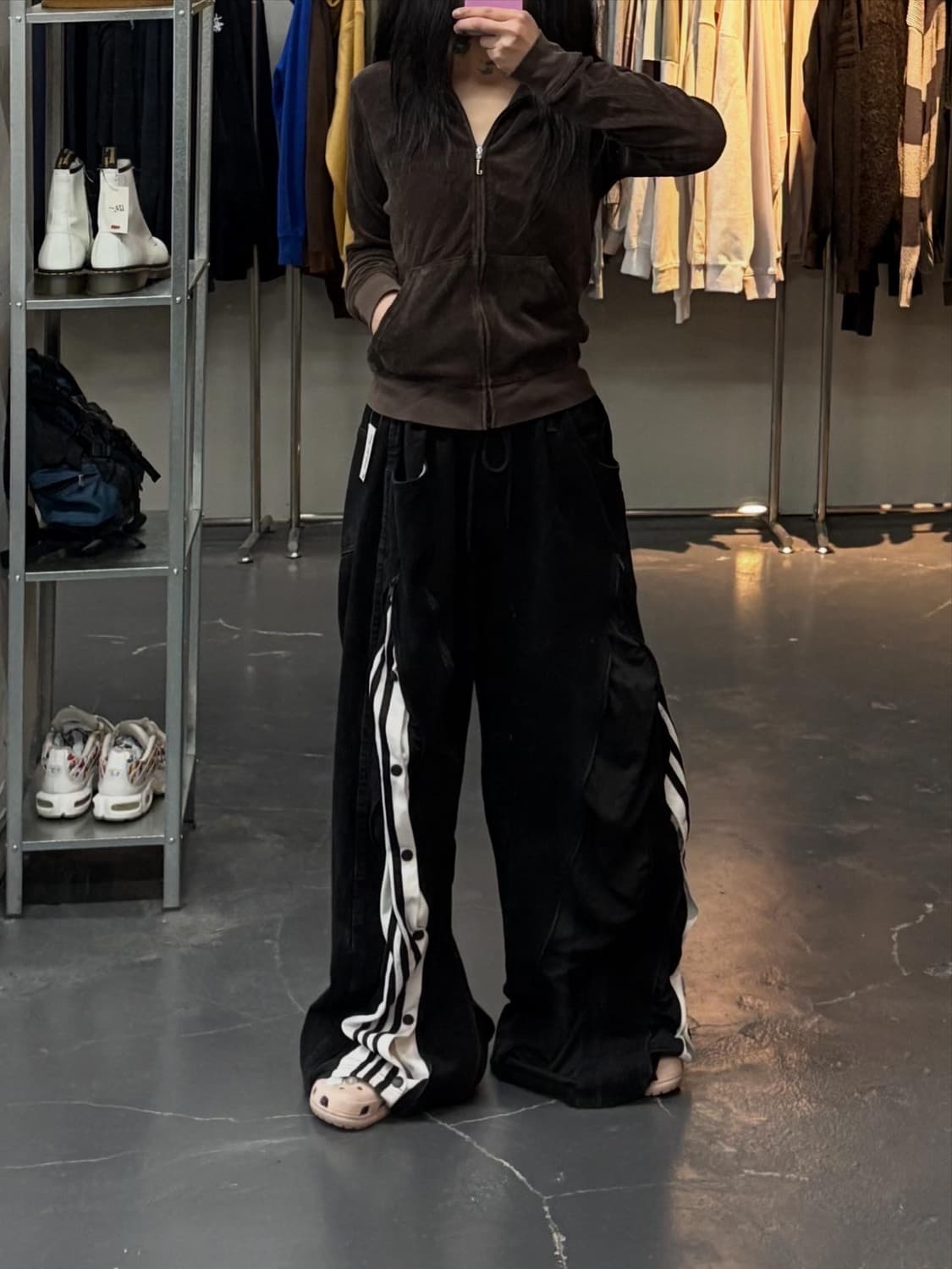 쥬시꾸뛰르 벨루어 집업 트랙재킷 A2759 상품이미지1