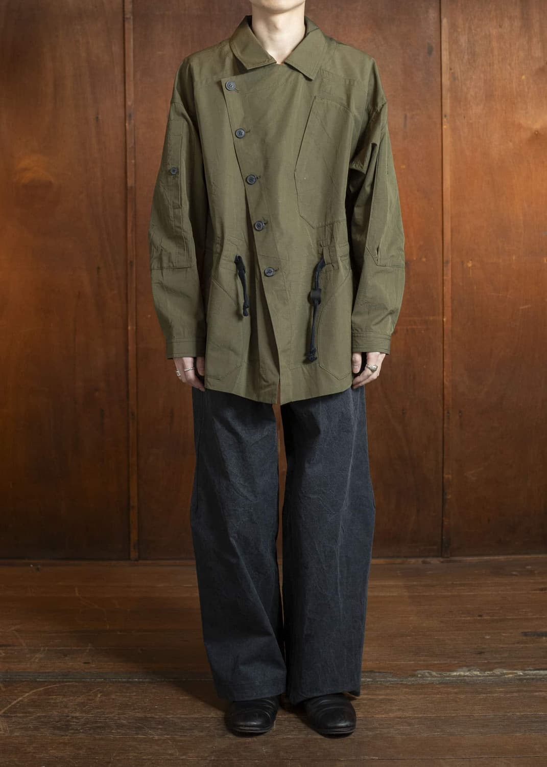 Trousers#84 - Time Washed Canvas - Black 상품이미지7