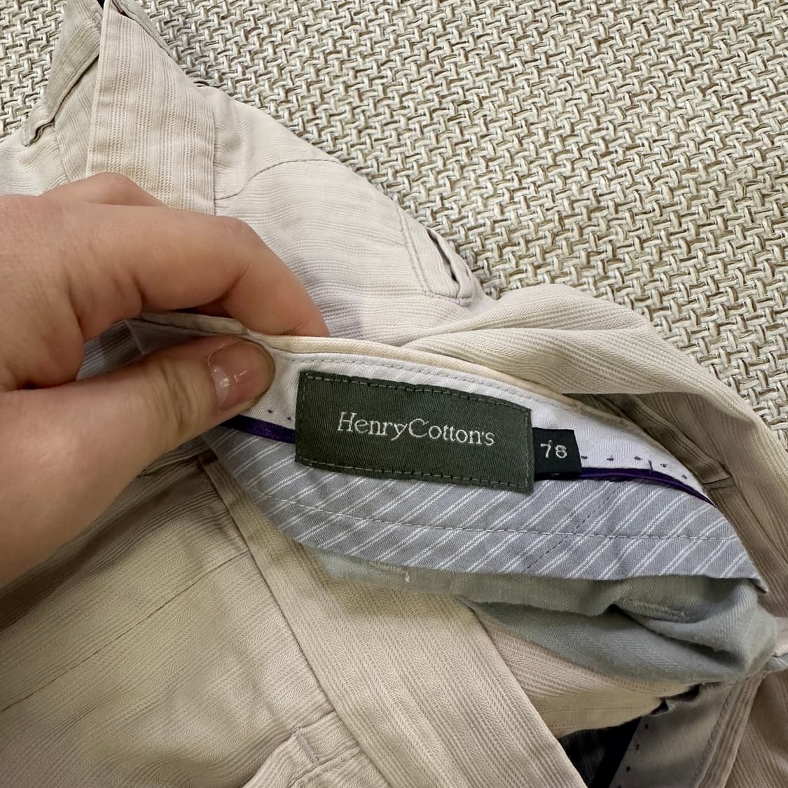 76 헨리코튼 치노 면 팬츠 0410D 상품이미지2